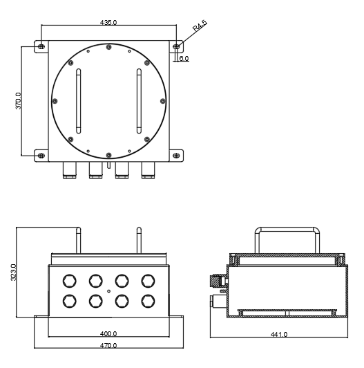 防爆控制箱 (LS-Ex04-00)(图1) 防爆控制箱 (LS-Ex04-00)(图1)